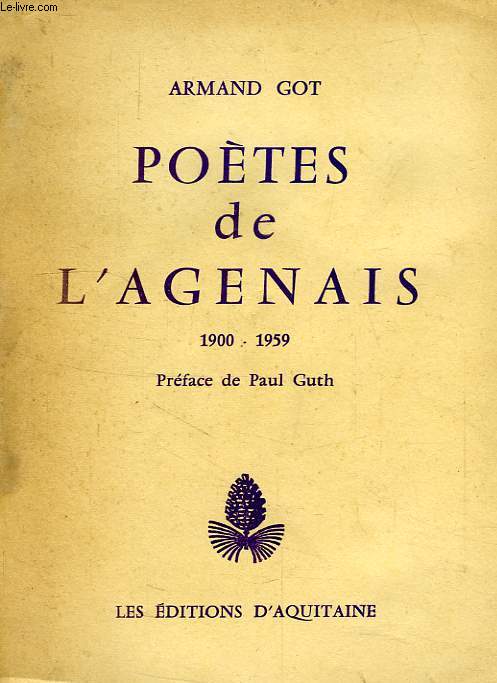 POETES DE L'AGENAIS, 1900-1959