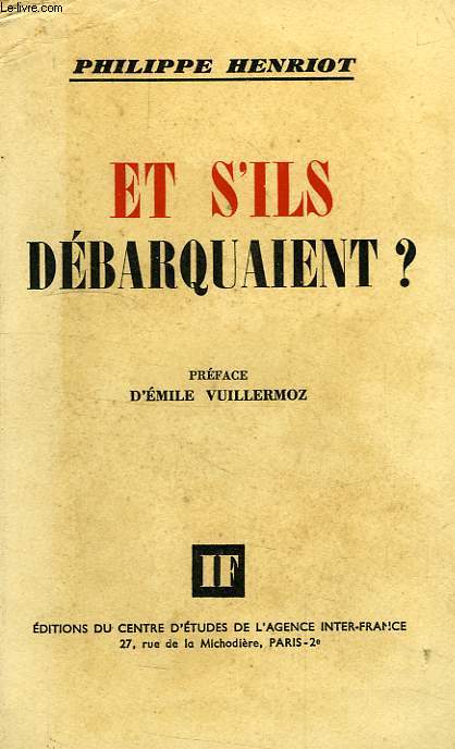 ET S'ILS DEBARQUAIENT ?