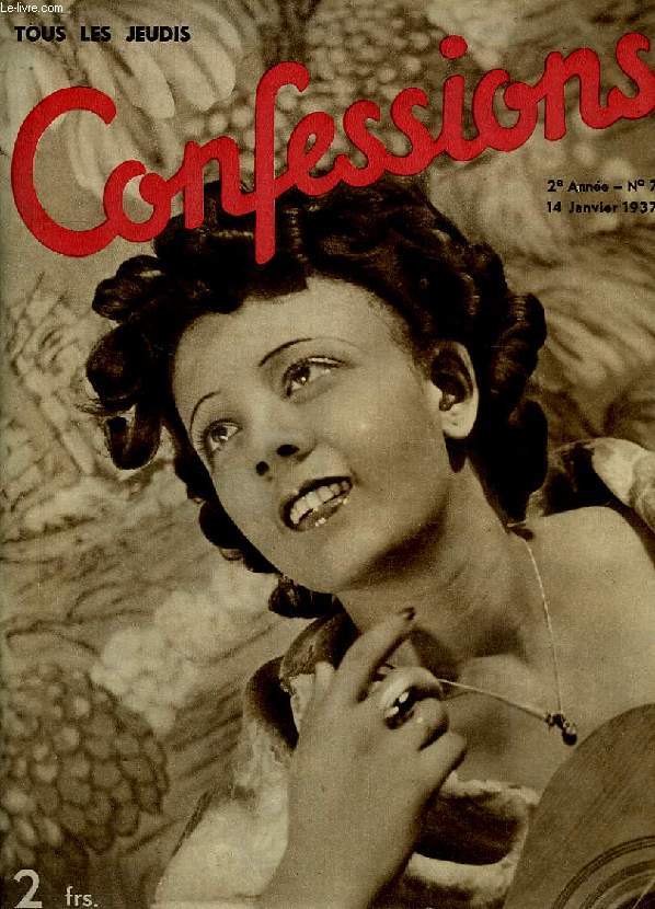 CONFESSIONS, 2e ANNEE, N 7, 14 JAN. 1937