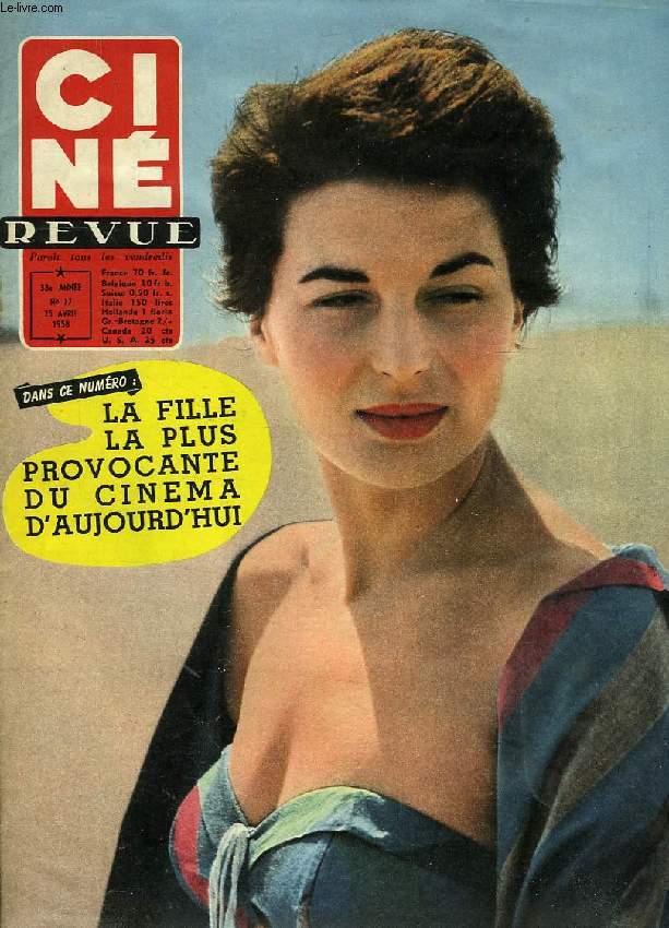 CINE REVUE, 38e ANNEE, N 17, 25 AVRIL 1958