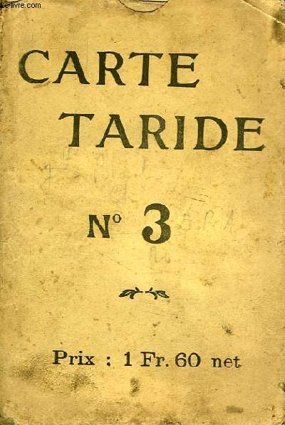 CARTE ROUTIERE POUR AUTOMOBILISTES ET CYCLISTES, N 3, ENVIRONS DE PARIS, SECTION NORD-EST, 1/250 000e