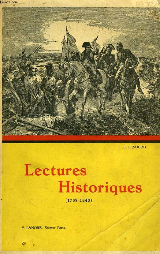 LECTURES HISTORIQUES (1789-1848)