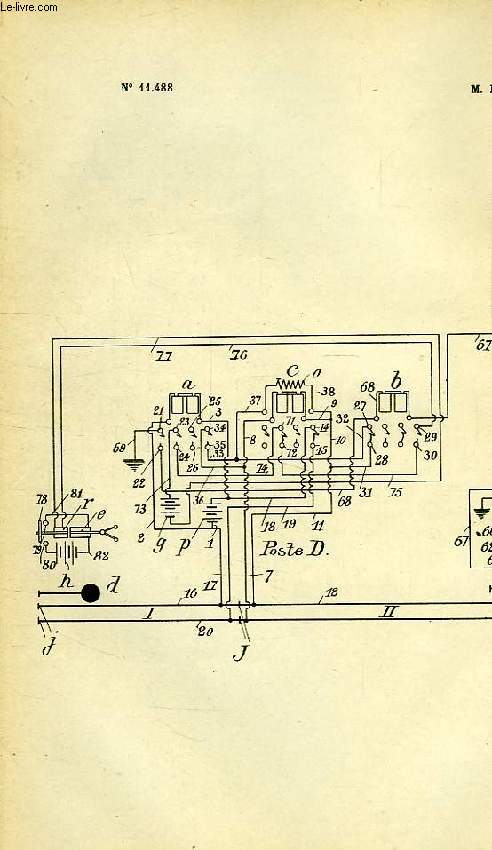 III, CHEMINS DE FER ET TRAMWAYS, 1, BLOCK-SYSTEME AUTOMATIQUE, 5e ADDITION AU BREVET D'INVENTION N 336-259, OFFICE NATIONAL DE LA PROPRIETE INDUSTRIELLE