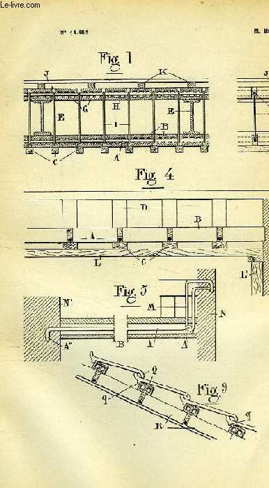 VII, CONSTRUCTION, TRAVAUX PUBLICS ET PRIVES, 3, CONSTRUCTIONS EN BRIQUES ET AUTRES MATERIAUX ARMES, 1re ADDITION AU BREVET D'INVENTION N 405.260, OFFICE NATIONAL DE LA PROPRIETE INDUSTRIELLE