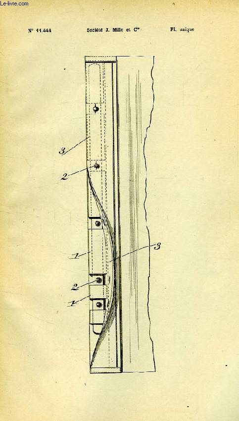 XVI, HABILLEMENT, 1, CORSETS A BUSCS DEMONTABLES, 1re ADDITION AU BREVET D'INVENTION N 400-515, OFFICE NATIONAL DE LA PROPRIETE INDUSTRIELLE