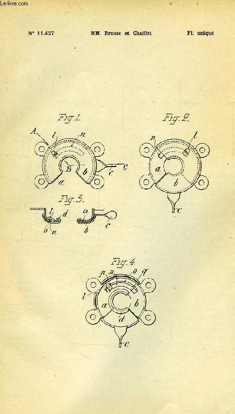 XX, ARTICLES DE PARIS ET INDUSTRIES DIVERSES, 3, SYSTEME DE FERMOIR DE SURETE POUR CRAVATES, PORTEFEUILLES, BACHES ET AUTRES ARTICLES A FERMETURE, 1re ADDITION AU BREVET D'INVENTION N 401.842, OFFICE NATIONAL DE LA PROPRIETE INDUSTRIELLE