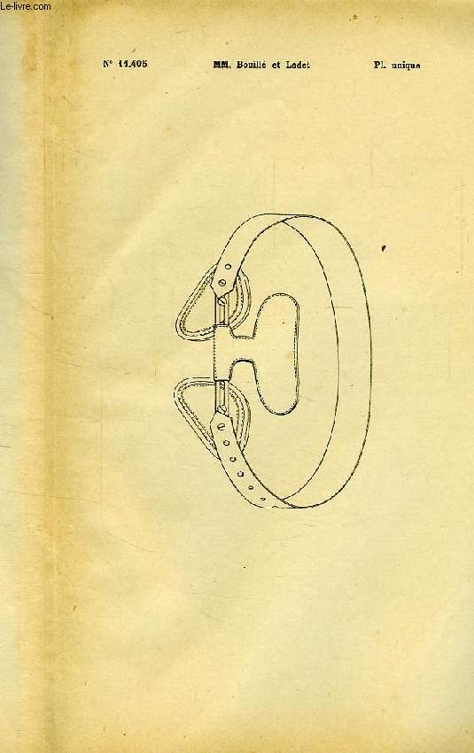 XIX, CHIRURGIE, MEDECINE, HYGIENE, SALUBRITE, SECURITE, 2, BANDAGE HERNIAIRE, 1re ADDITION AU BREVET D'INVENTION N 403.091, OFFICE NATIONAL DE LA PROPRIETE INDUSTRIELLE