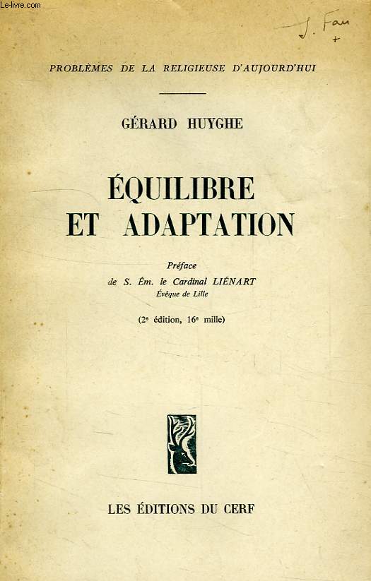 EQUILIBRE ET ADAPTATION