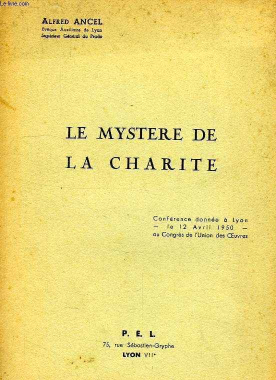 LE MYSTERE DE LA CHARITE