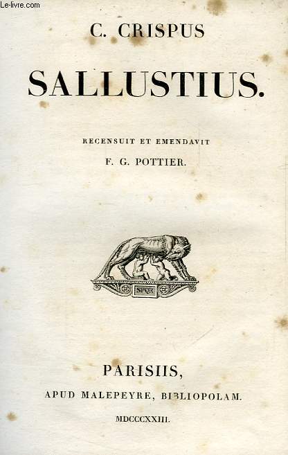 C. CRISPUS SALLUSTIUS