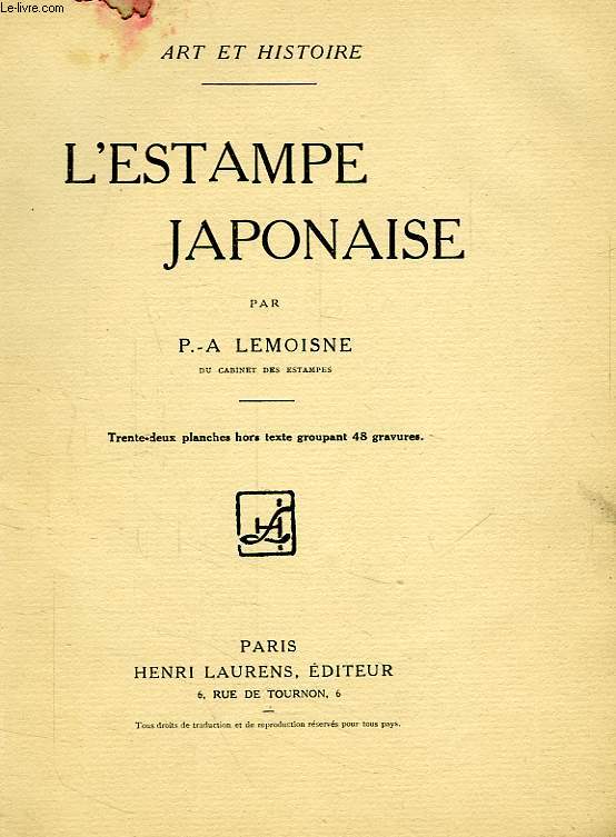 L'ESTAMPE JAPONAISE