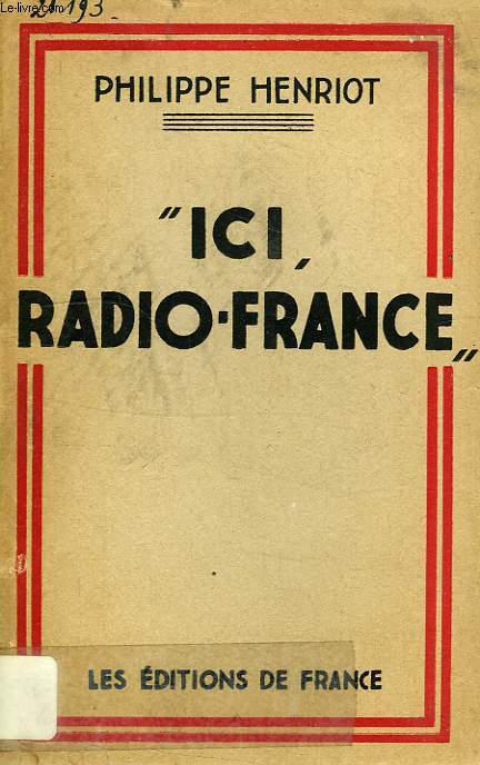 'ICI, RADIO-FRANCE'