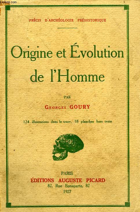 ORIGINE ET EVOLUTION DE L'HOMME