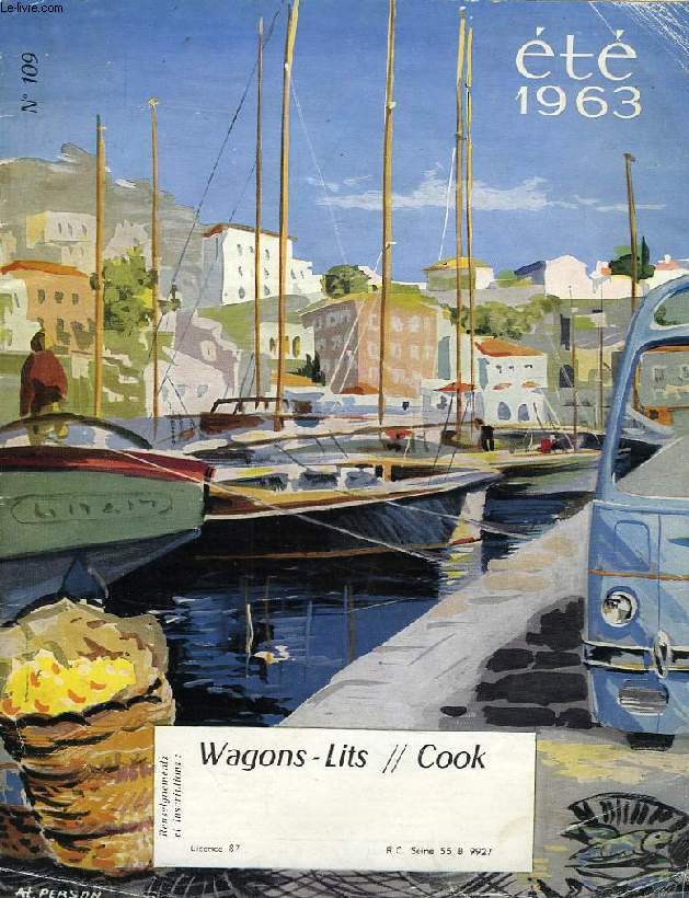 WAGONS-LITS, COOK, N 109, ETE 1963