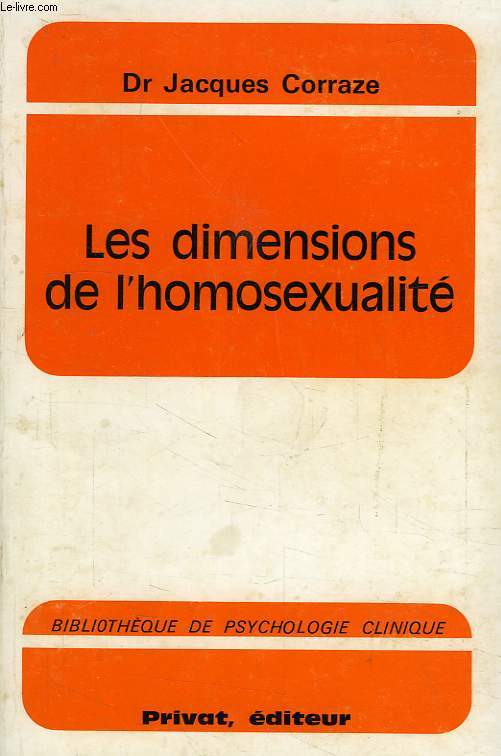 LES DIMENSIONS DE L'HOMOSEXUALITE