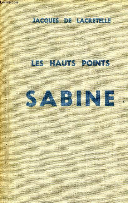 LES HAUTS PONTS, I, SABINE