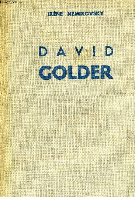 DAVID GOLDER