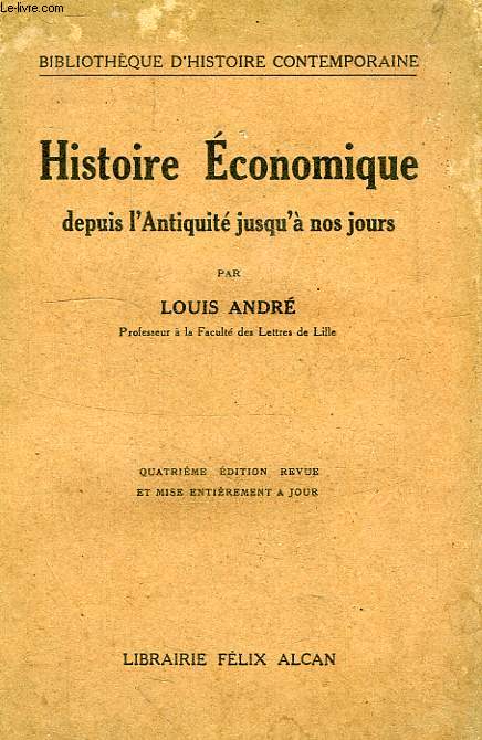 HISTOIRE ECONOMIQUE DEPUIS L'ANTIQUITE JUSQU'A NOS JOURS