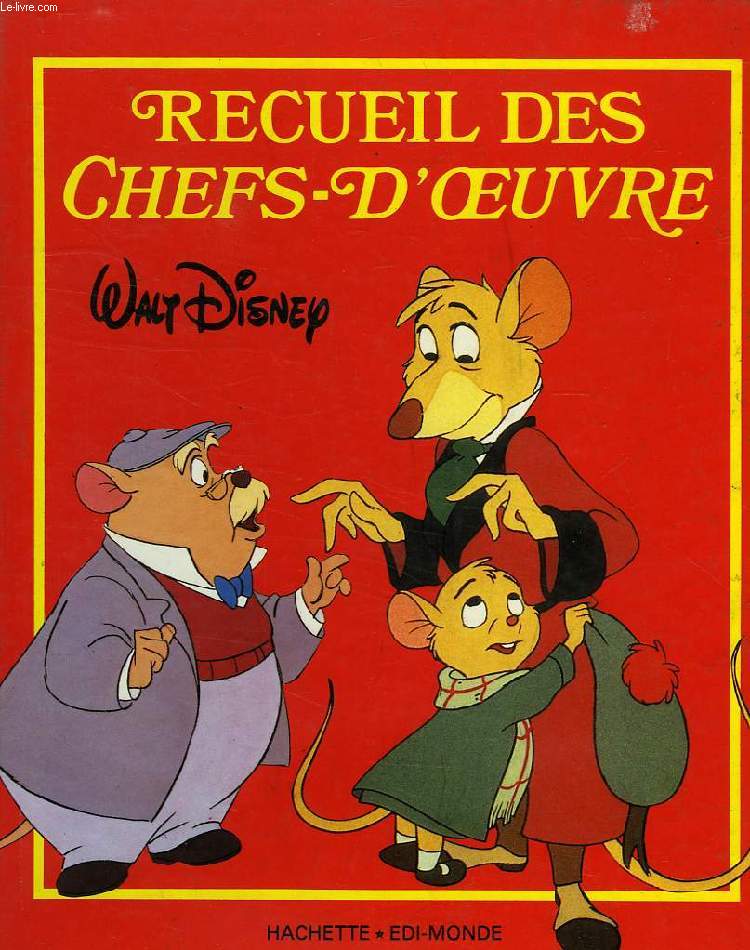 RECUEIL DES CHEFS-D'OEUVRE WALT DISNEY