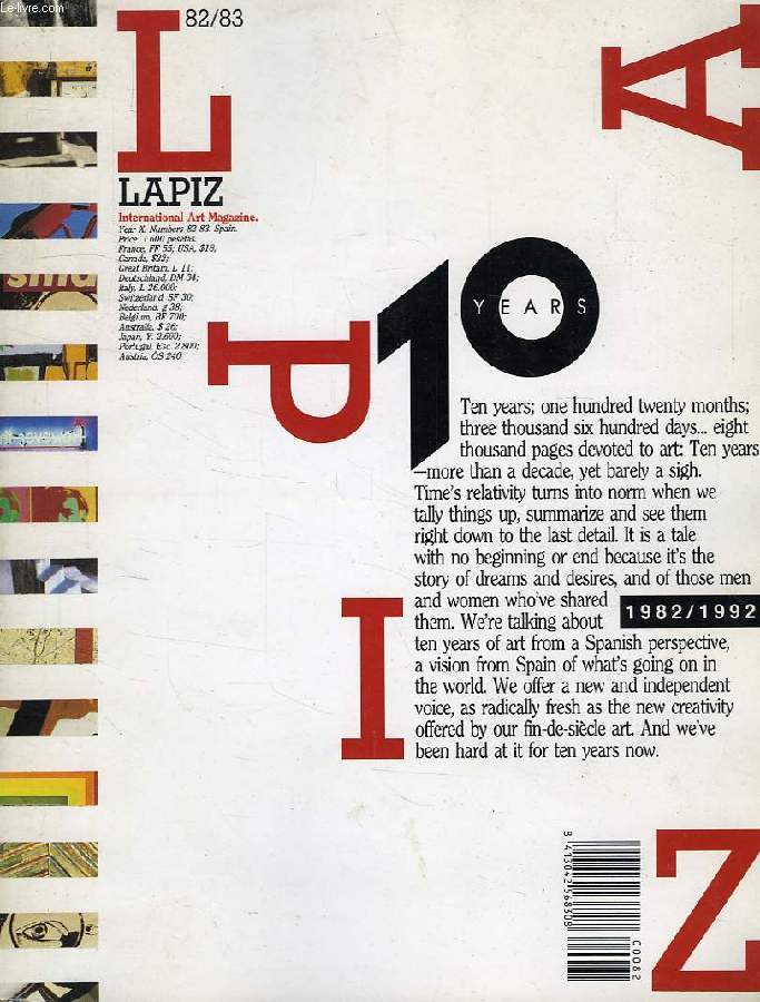 LAPIZ, N 82/83, YEAR 10, DEC. 1991 - JAN. 1992