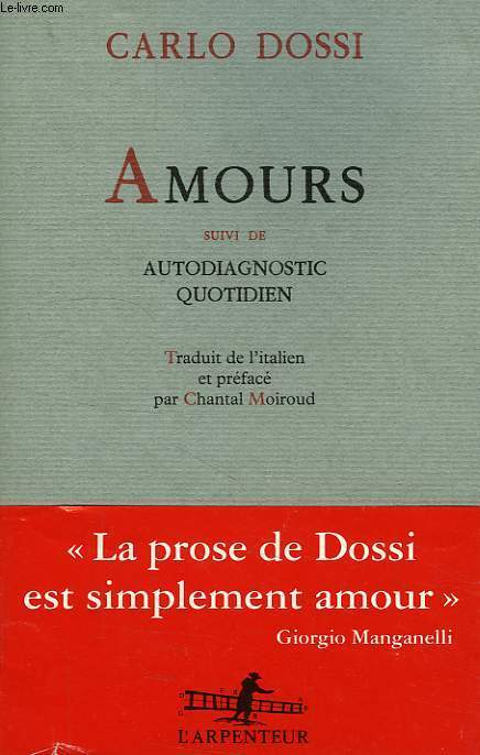 AMOURS, SUIVI DE AUTODIAGNOSTIC QUOTIDIEN