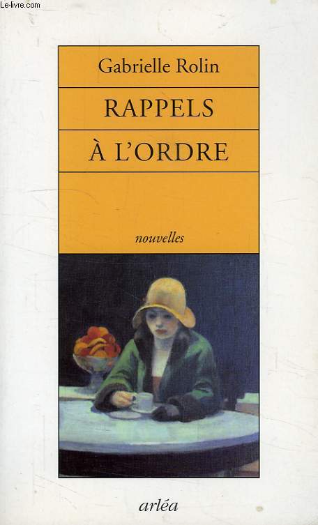 RAPPELS A L'ORDRE