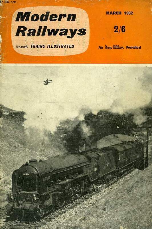 MODERN RAILWAYS, VOL. XV, N 162, MARCH 1962