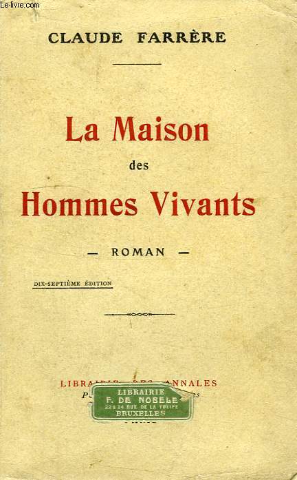 LA MAISON DES HOMMES VIVANTS