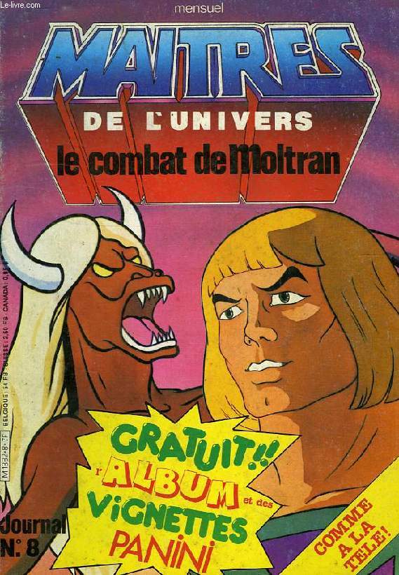 MAITRES DE L'UNIVERS, N 8, LE COMBAT DE MOLTRAN