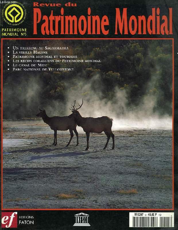 REVUE DU PATRIMOINE MONDIAL, N 5, 1997