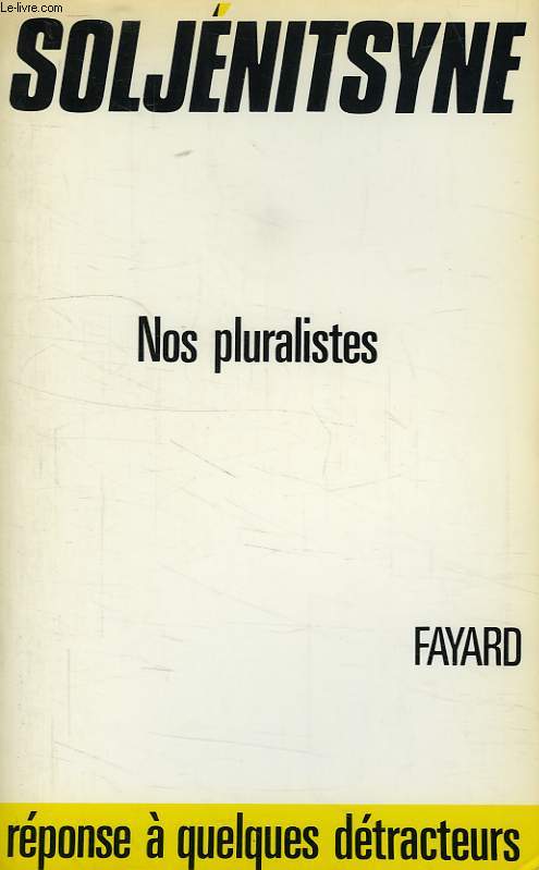 NOS PLURALISTES