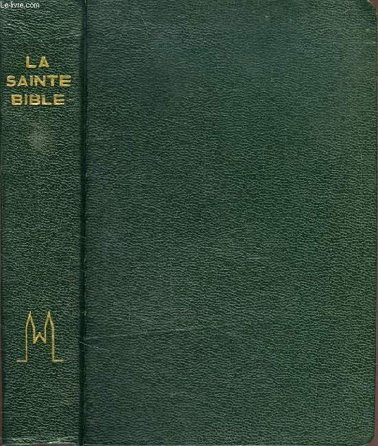LA SAINTE BIBLE