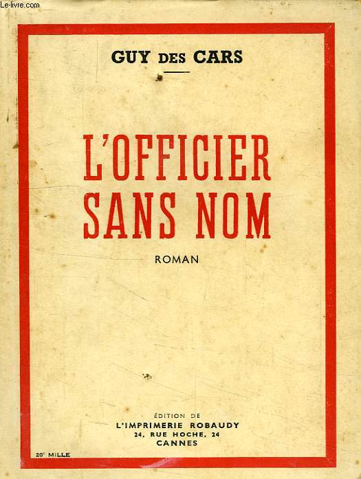 L'OFFICIER SANS NOM