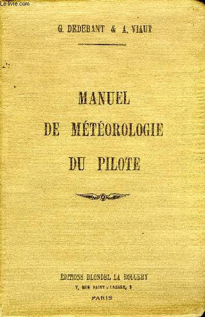 MANUEL DE METEOROLOGIE DU PILOTE