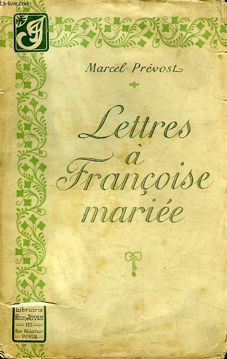 LETTRES A FRANCOISE MARIEE