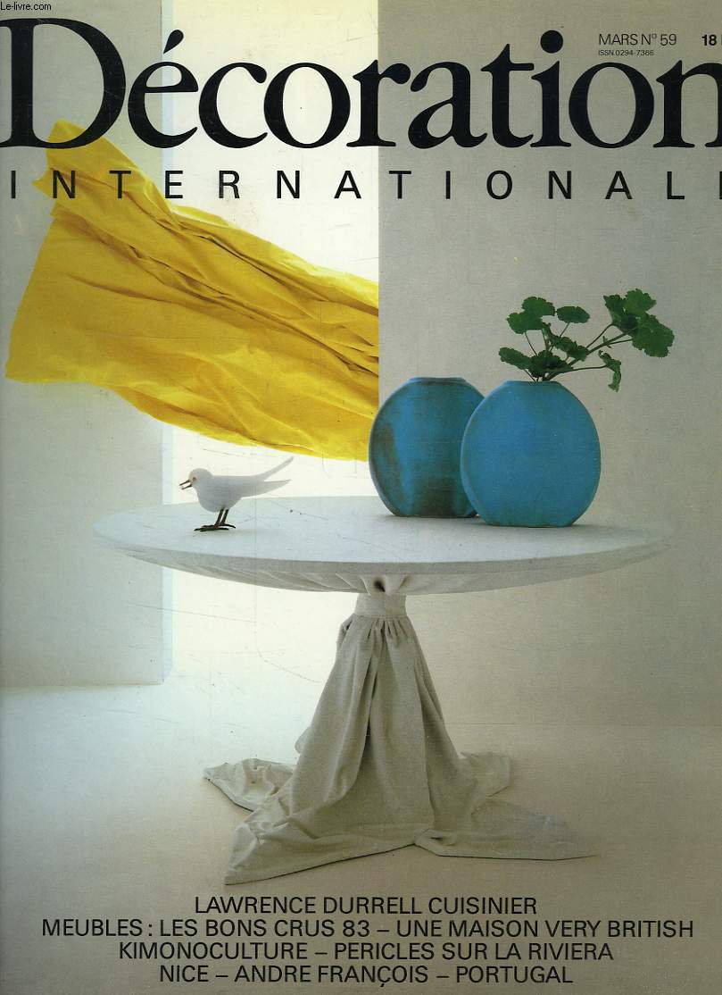 DECORATION INTERNATIONALE, N 59, MARS 1983