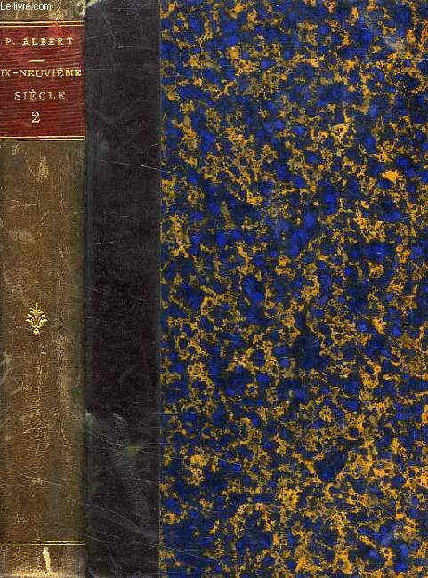LA LITTERATURE FRANCAISE AU XIXe SIECLE, TOME II