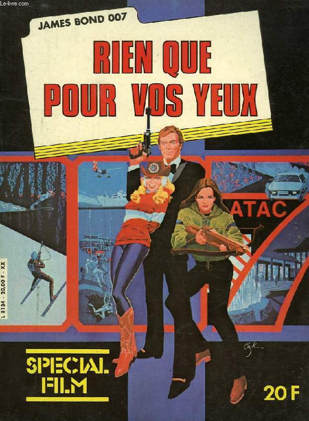 JAMES BOND 007, RIEN QUE POUR VOS YEUX