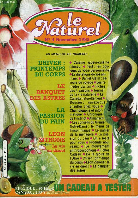 LE NATUREL, N 4, NOV. 1985