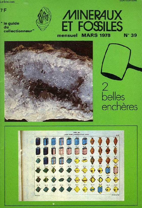 MINERAUX & FOSSILES, N 39, MARS 1978