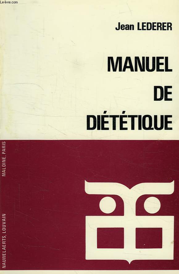 MANUEL DE DIETETIQUE