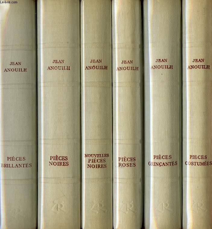 PIECES BRILLANTES, PIECES NOIRES, NOUVELLES PIECES NOIRES, PIECES ROSES, PIECES GRINCANTES, PIECES COSTUMEES (6 VOLUMES)