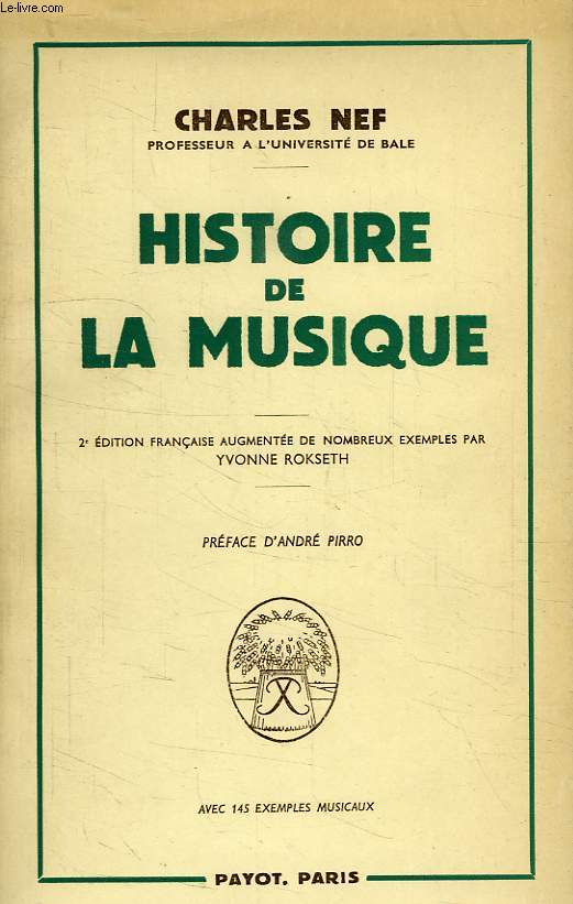 HISTOIRE DE LA MUSIQUE