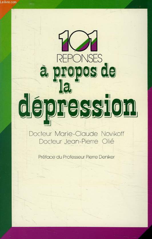 101 REPONSES A PROPOS DE LA DEPRESSION