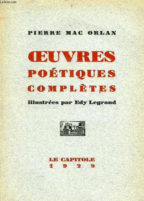 OEUVRES POETIQUES COMPLETES