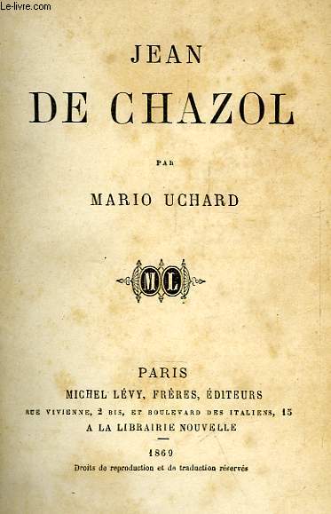 JEAN DE CHAZOL