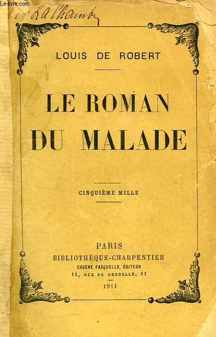 LE ROMAN DU MALADE