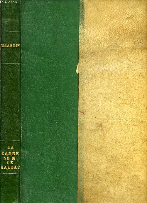 LA CANNE DE M. DE BALZAC