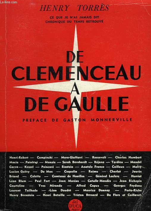 DE CLEMENCEAU A DE GAULLE