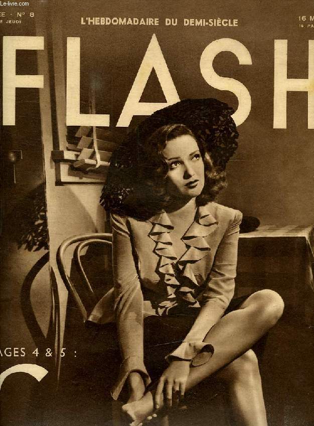 FLASH, L'HEBDOMADAIRE DU DEMI-SIECLE, 1re ANNEE, N 8, MARS 1950, FEMMES EN CAGE